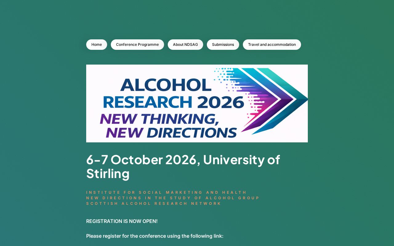 Alcohol Research 2026